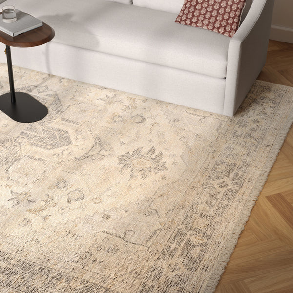 Cream Multi 9 x 12 Rug - Persian Style