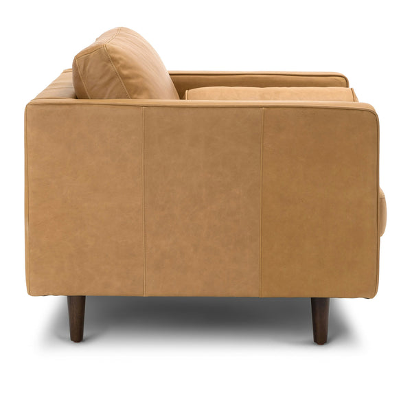 Asa Tan Leather Chair