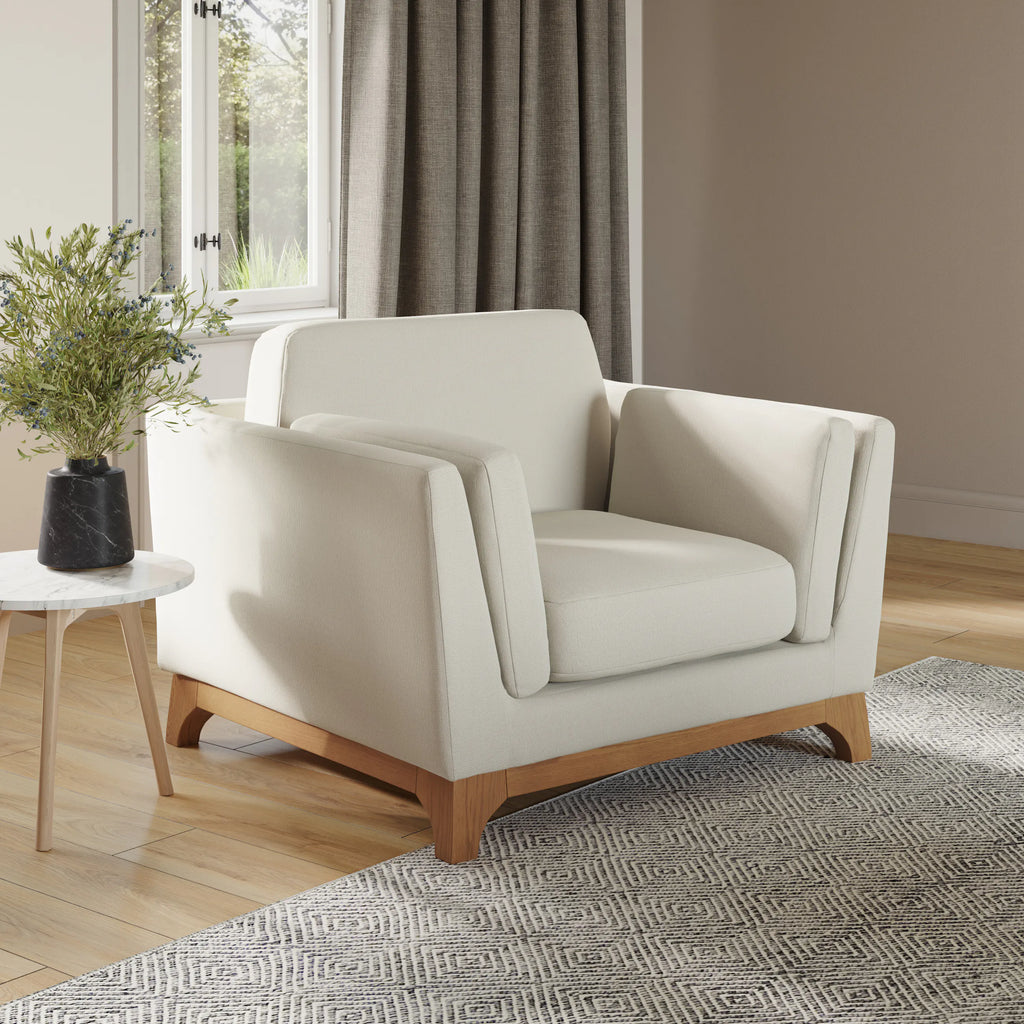 Celi 29" Lounge Chair Buckler Ivory