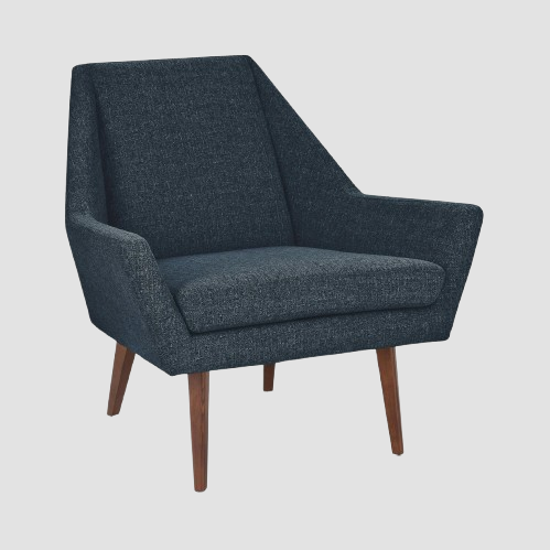 Axel 33" Lounge Chair – Denim Blue