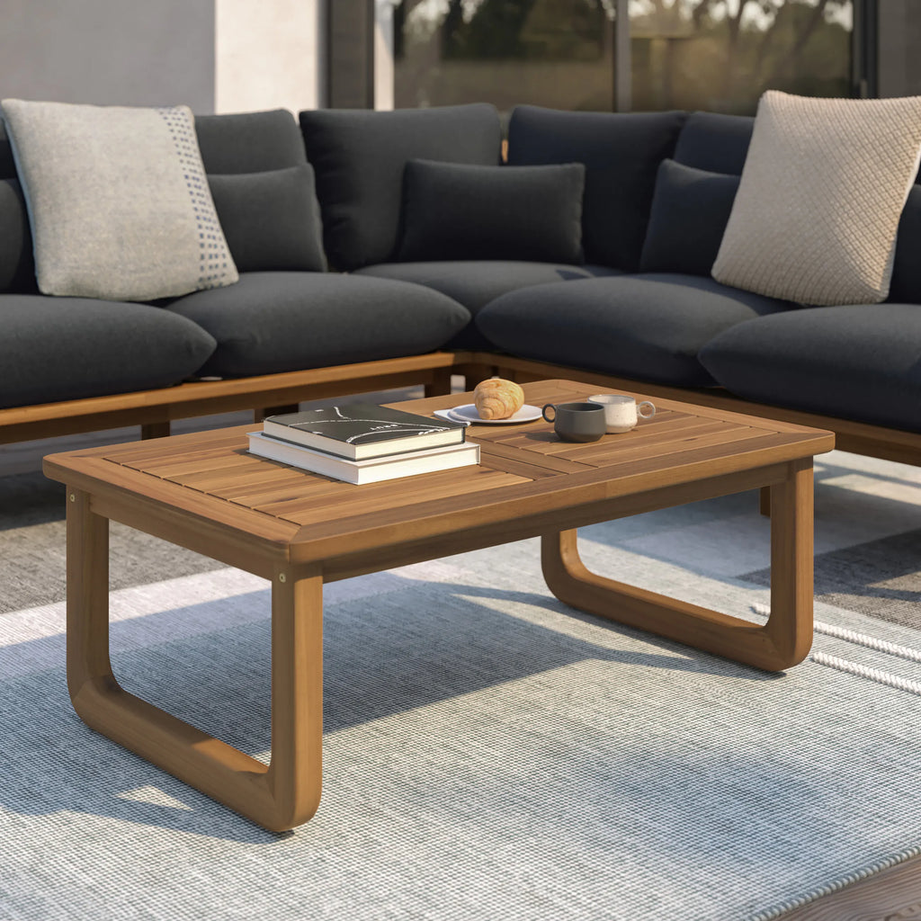 Acacia 43" Outdoor Coffee Table