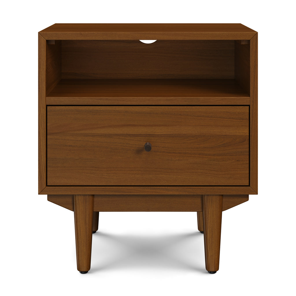 Colter 1-Drawer Nightstand – Walnut