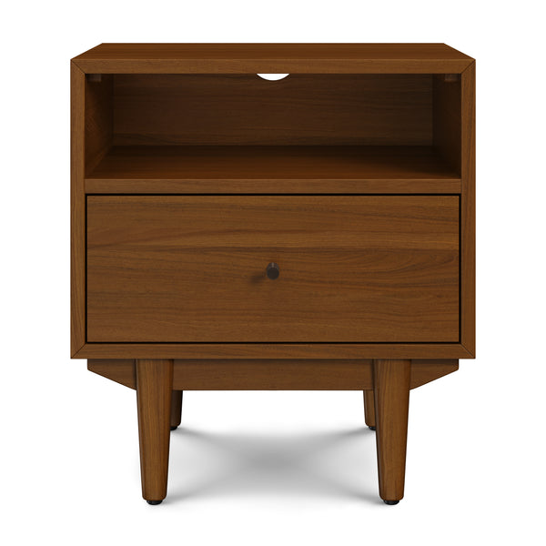 Copa 1-Drawer Nightstand – Walnut
