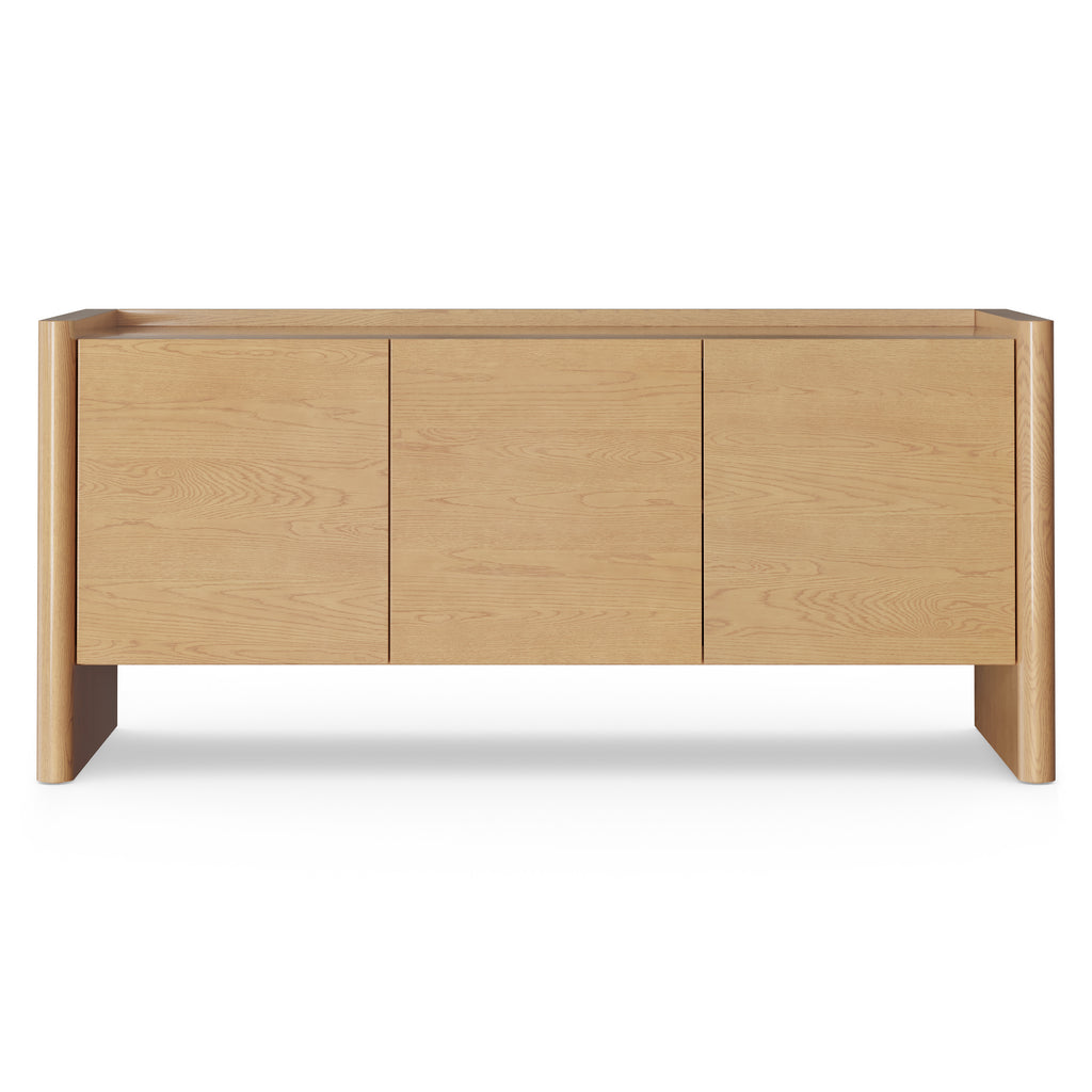 Torin 54" Media Unit – White Oak