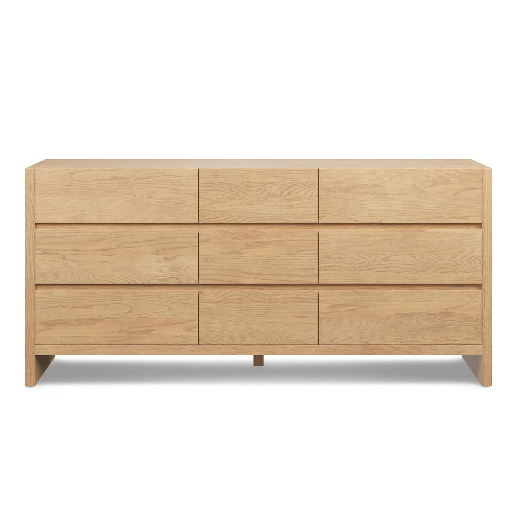 Lea White Oak 9-Drawer Dresser