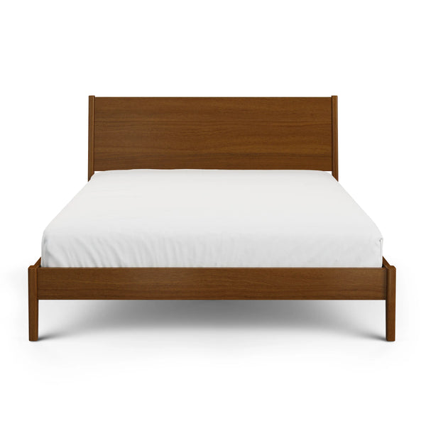 Copa Walnut Queen Low Profile Bed