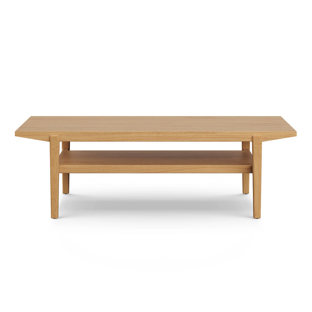Copa 51" Rectangular Coffee Table Natural Oak