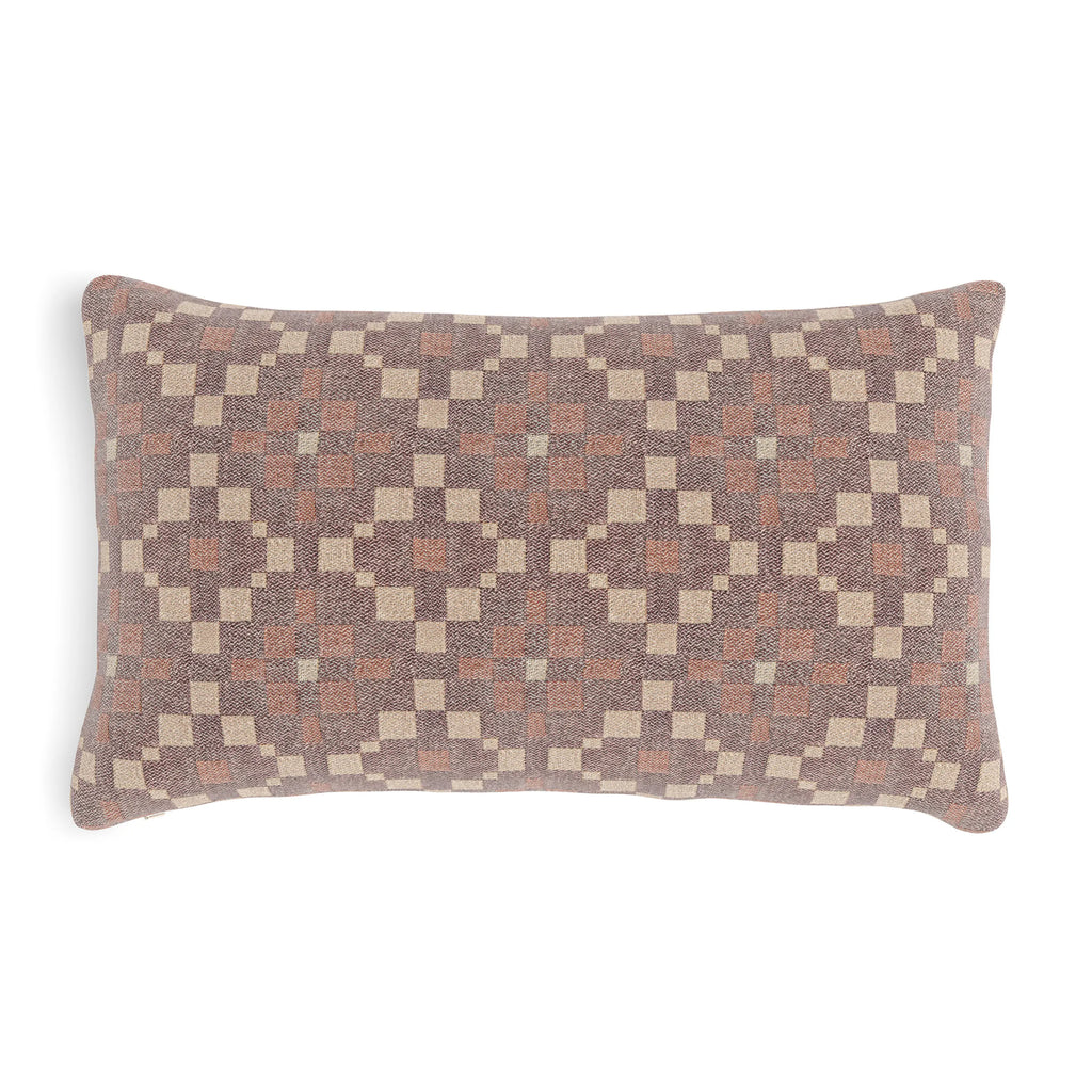 Effie Small Pillow - Maroon Multi