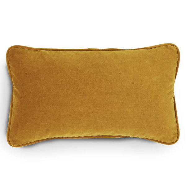 Luci Velvet Small Pillow - Plush Yarrow Gold