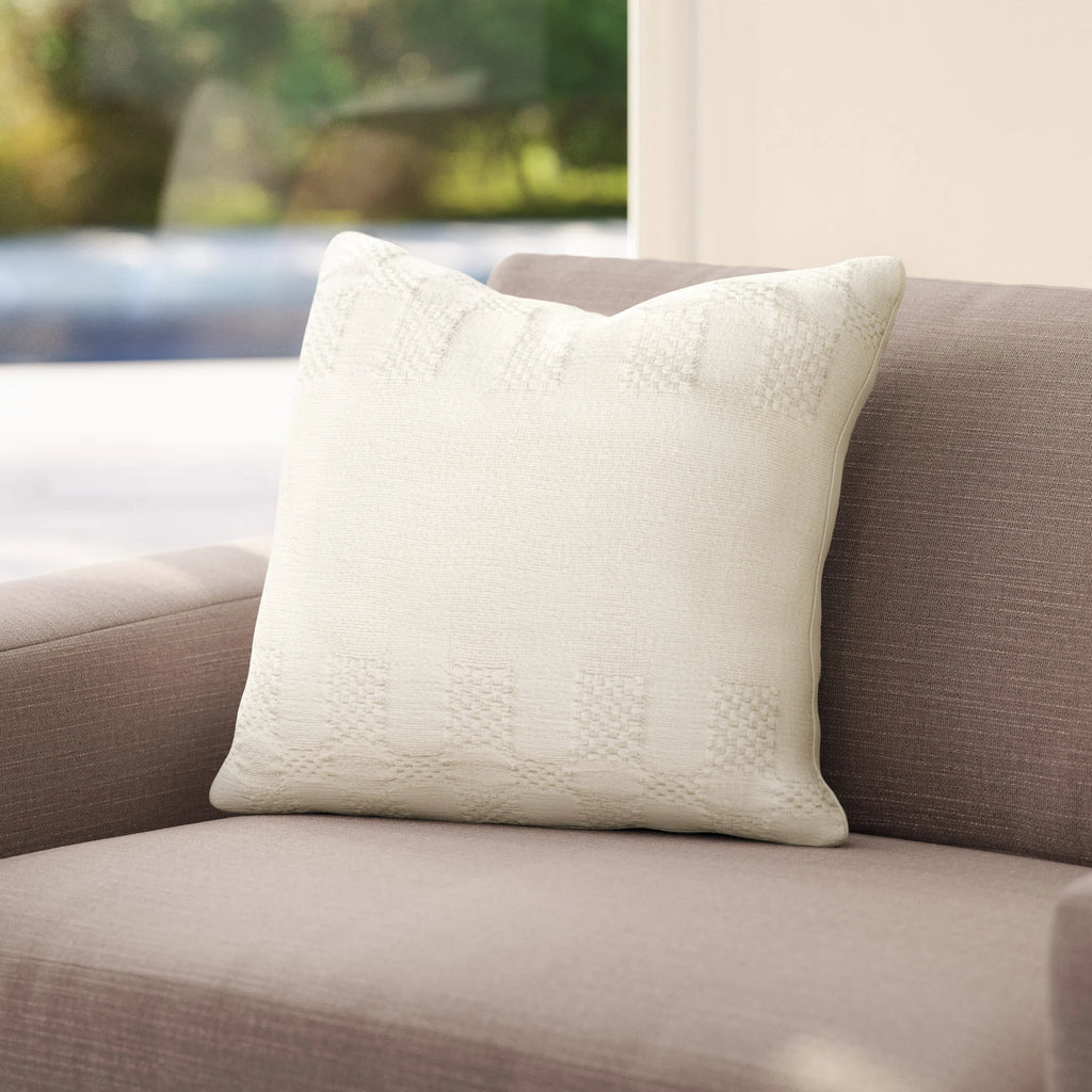 Ela Pillow - Woven Neutral