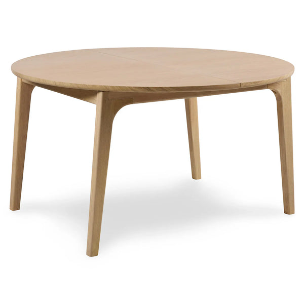 Puma White Oak Dining Table for 6, Extendable