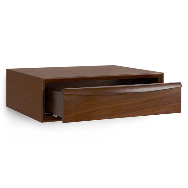 Leena Walnut Floating Nightstand