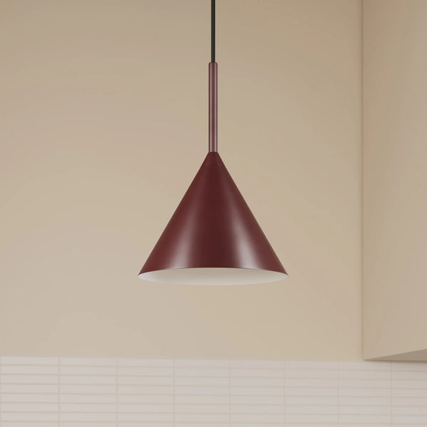 Alo Small Pendant Lamp - Oxblood