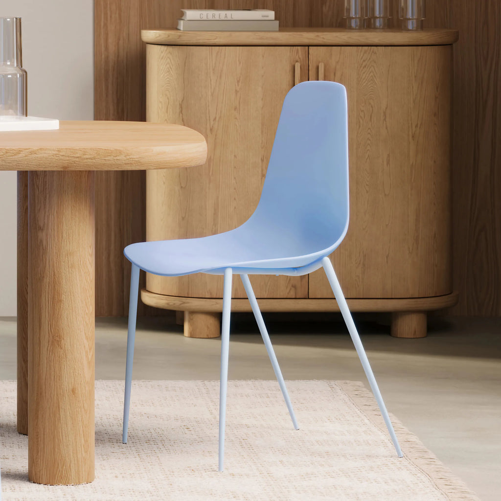 Seti Dining Chair Poplin Blue (Set of 2)
