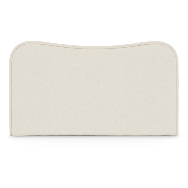 Moca Ivory Wool Bouclé King Headboard