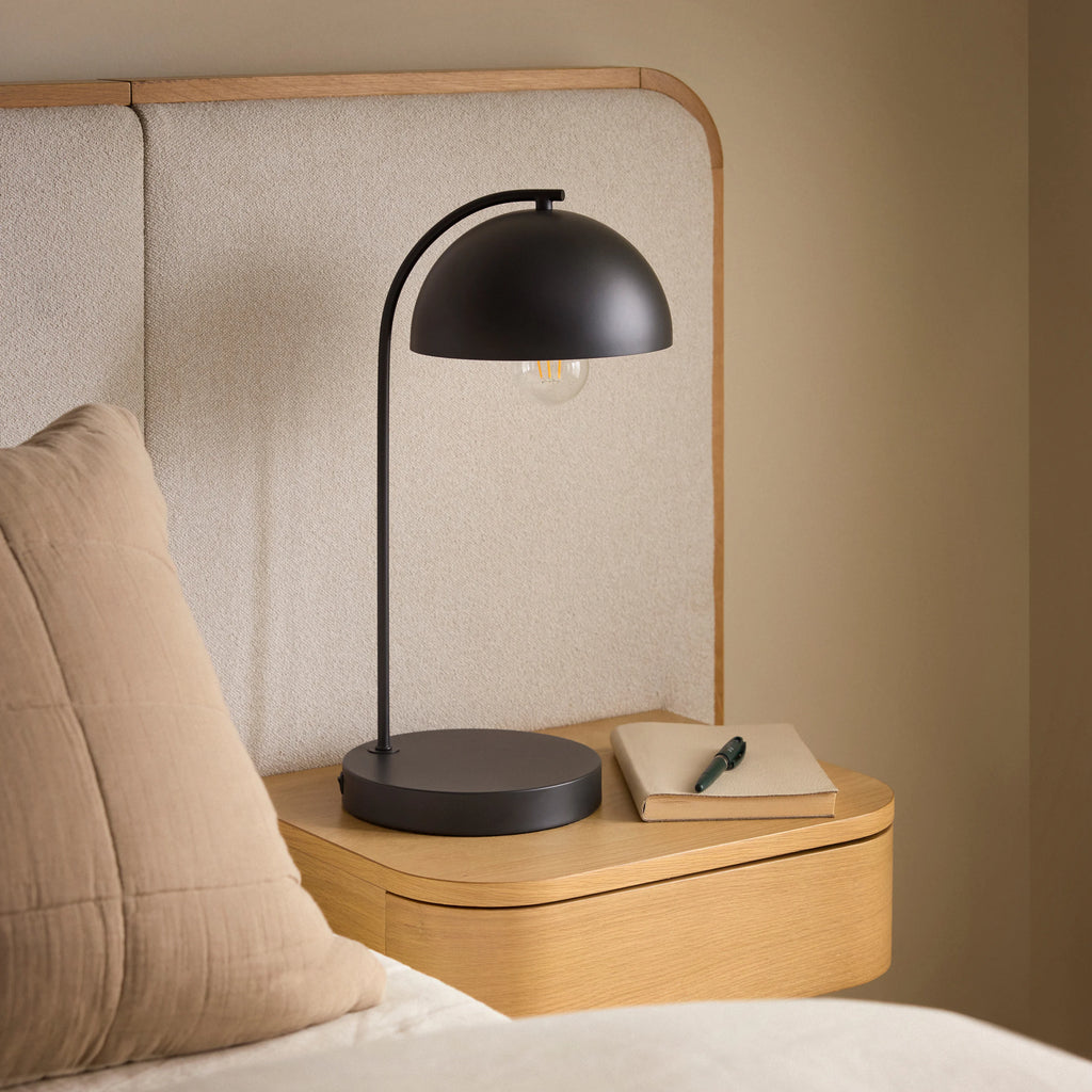 Todi Table Lamp - Black Metal