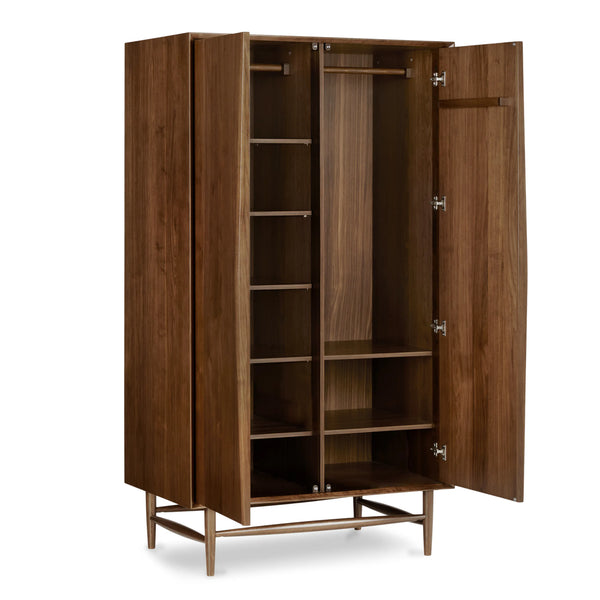 Lana Armoire - Walnut Wood