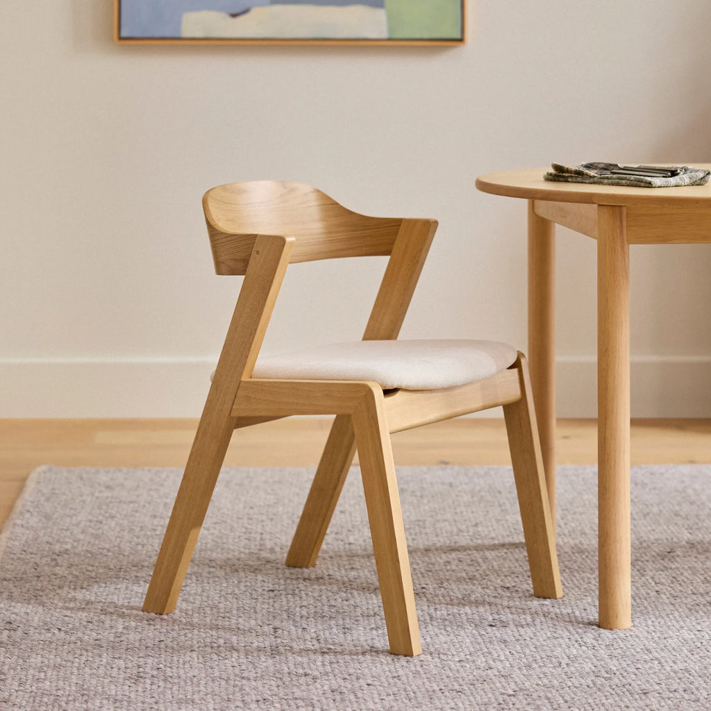 Maja Dining Chair – Oak & Bristol Ivory (Set of 2)
