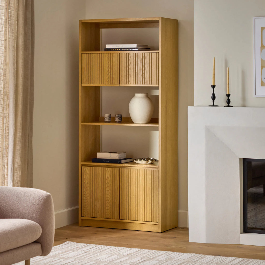 Kavu 36" Modular Bookcase - Natural Oak