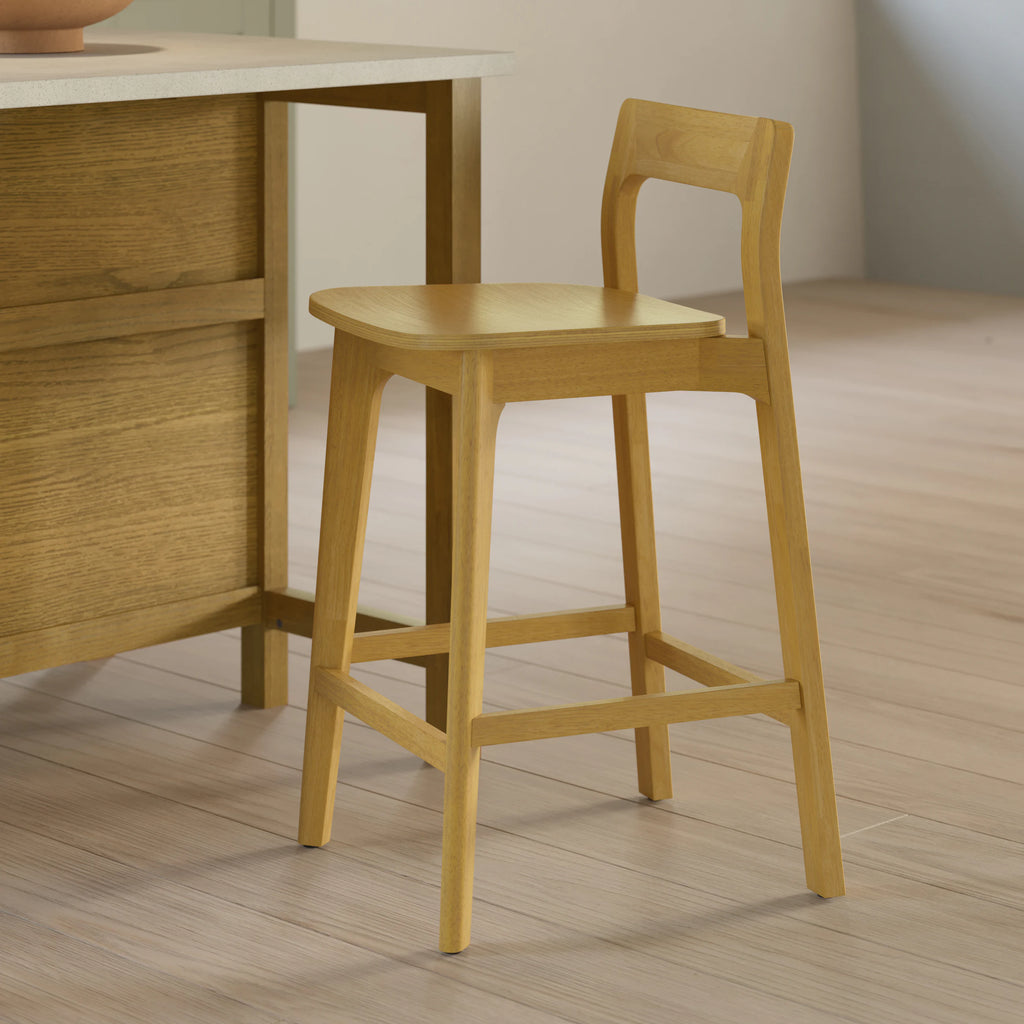 Gus Counter Stool - Oak