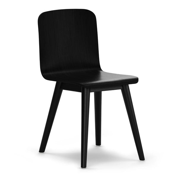 Ela Black Wood Dining Chair
