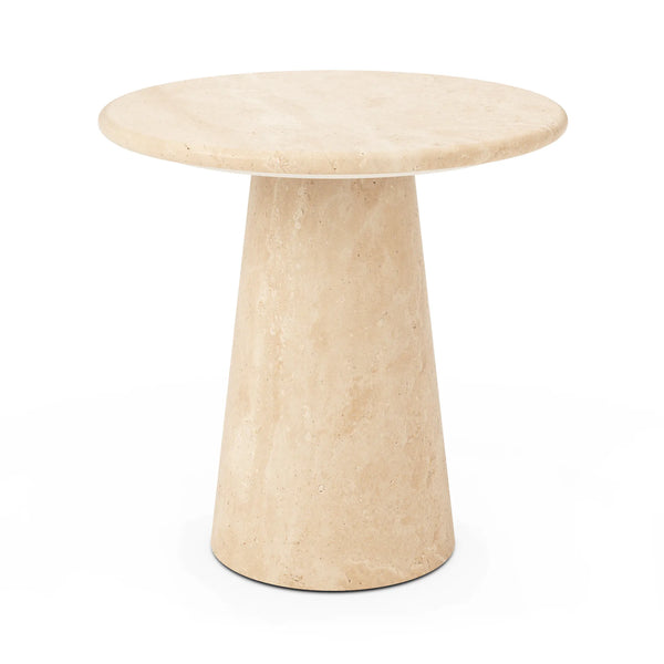 Nemo Travertine Side Table