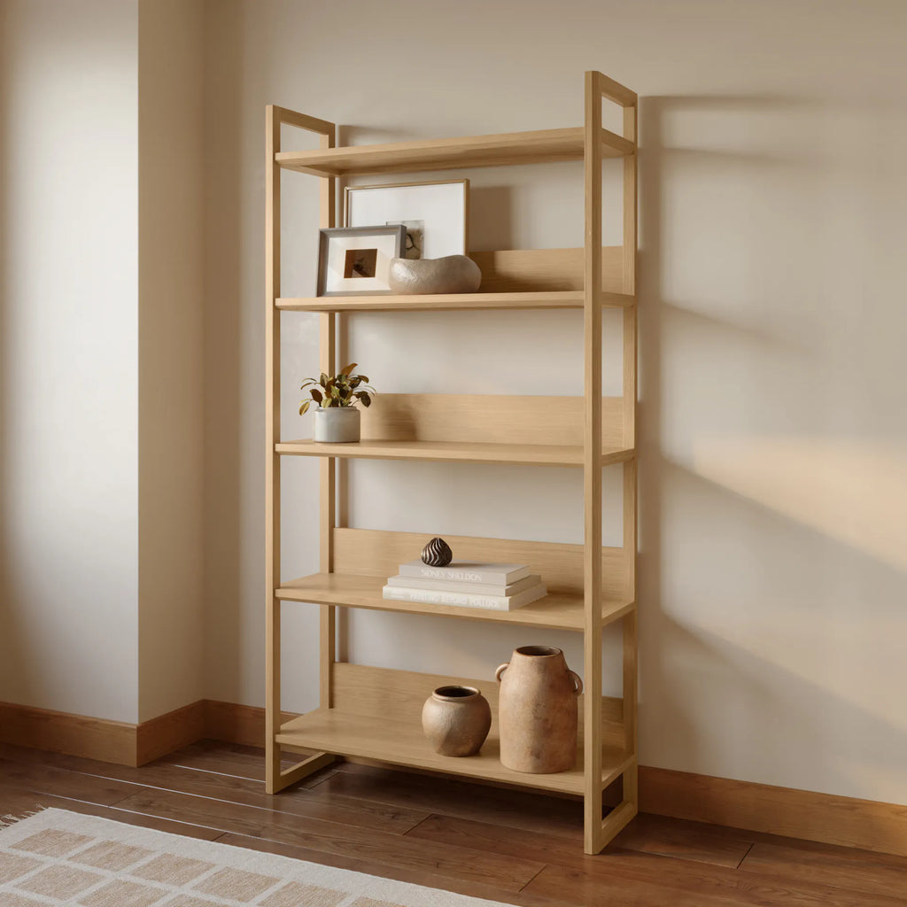 Lili 39" Wide Shelf White Oak