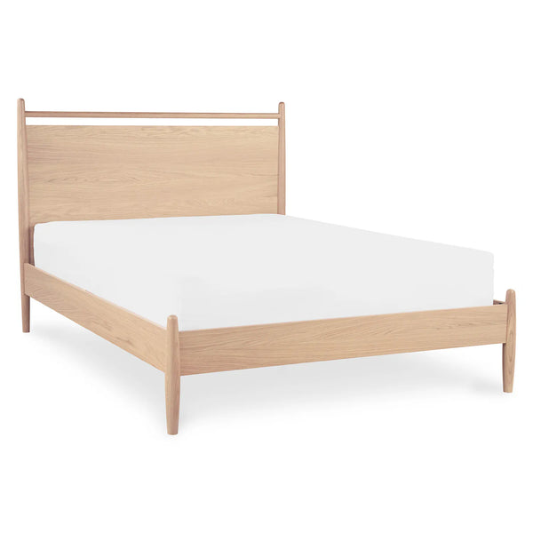 Lana Full Panel Bed - White Oak