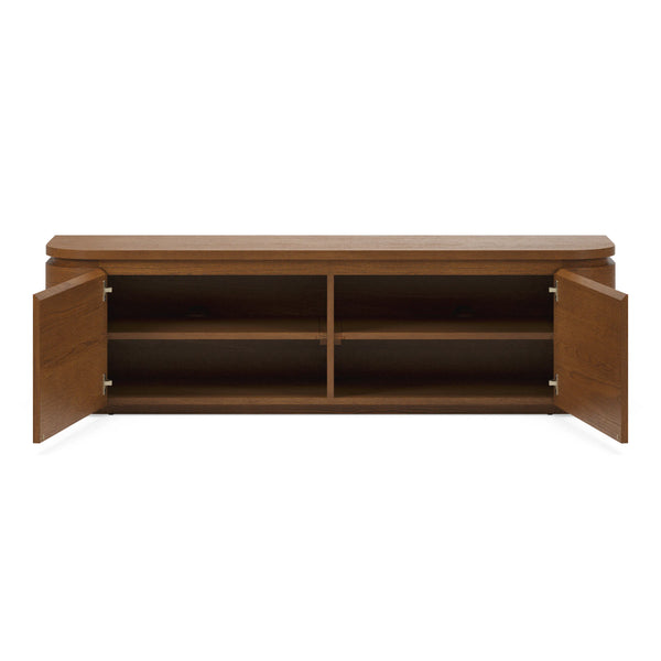Meri Smoked Oak Media Unit