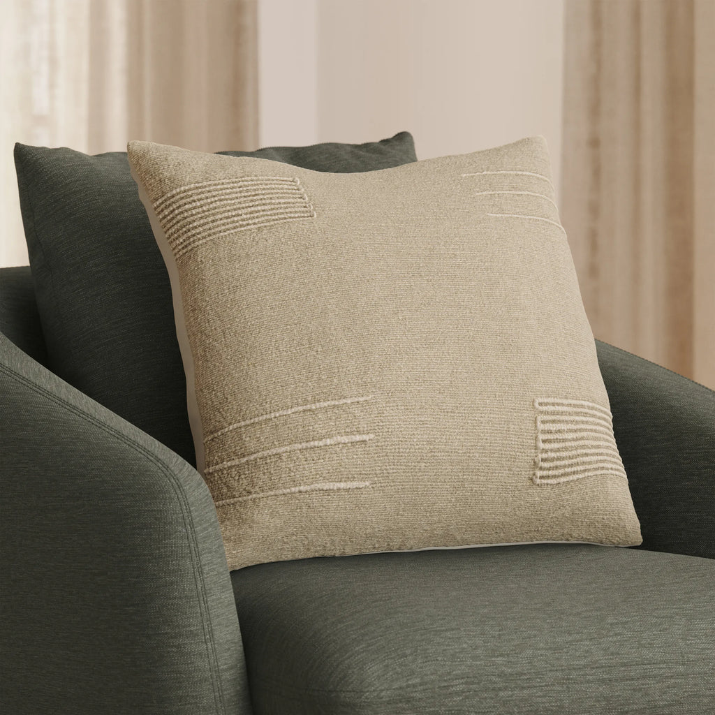 Deana Large Pillow - Ivory