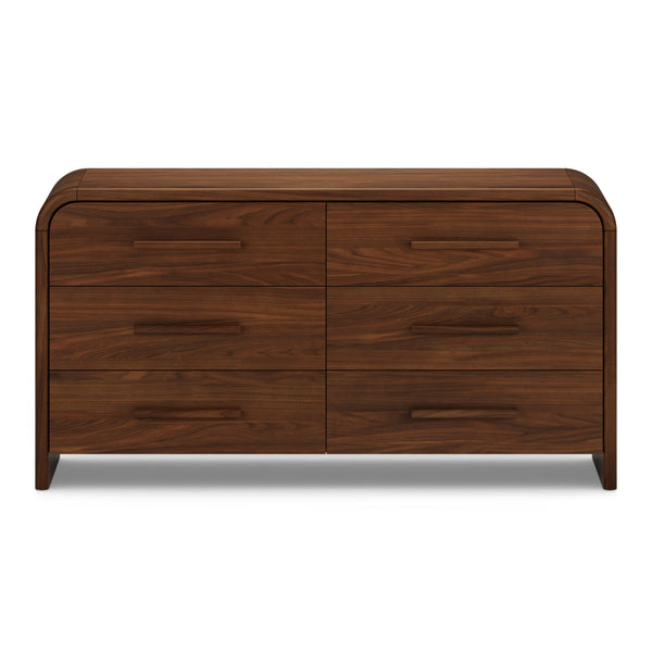 Fay 6-Drawer Double Dresser - Walnut