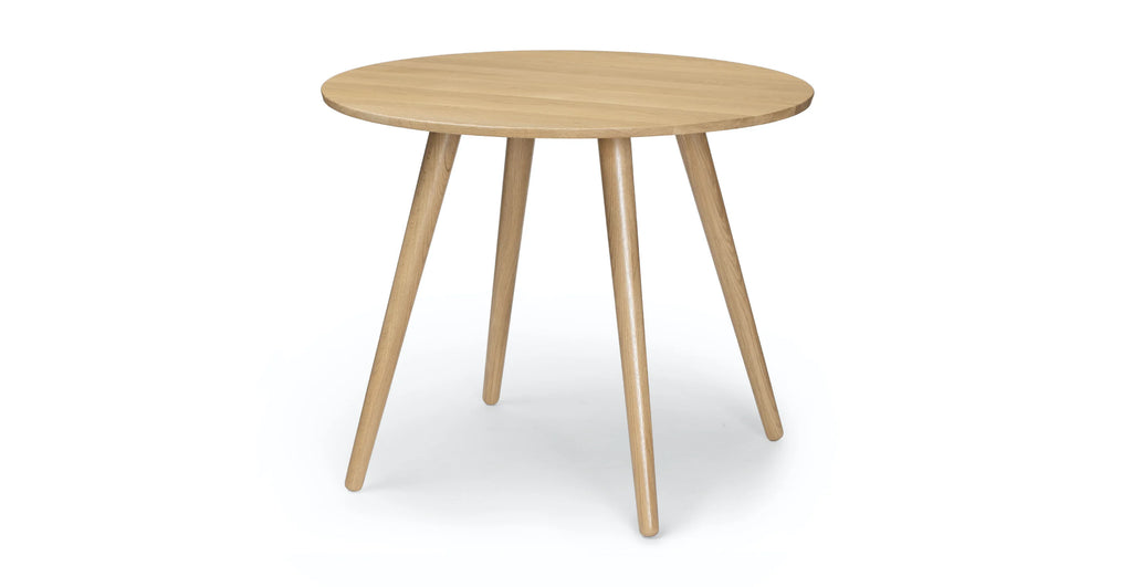 Round 36" Dining Table for 2 - Oak