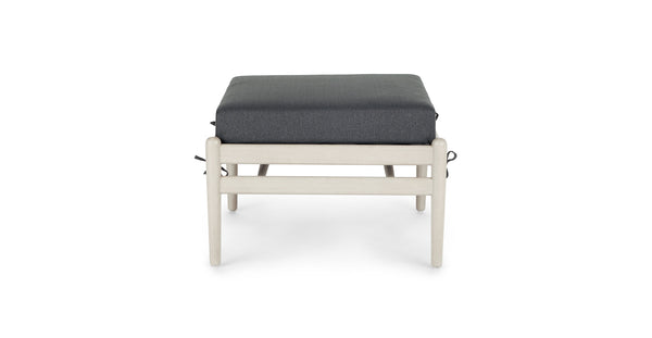 Lagora Smoked Gray/Washed Oak Ottoman