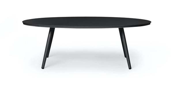 Halden Dark Charcoal Oval Coffee Table