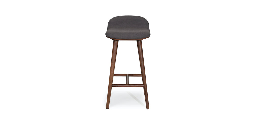 Miller Gray Walnut Counter Stool