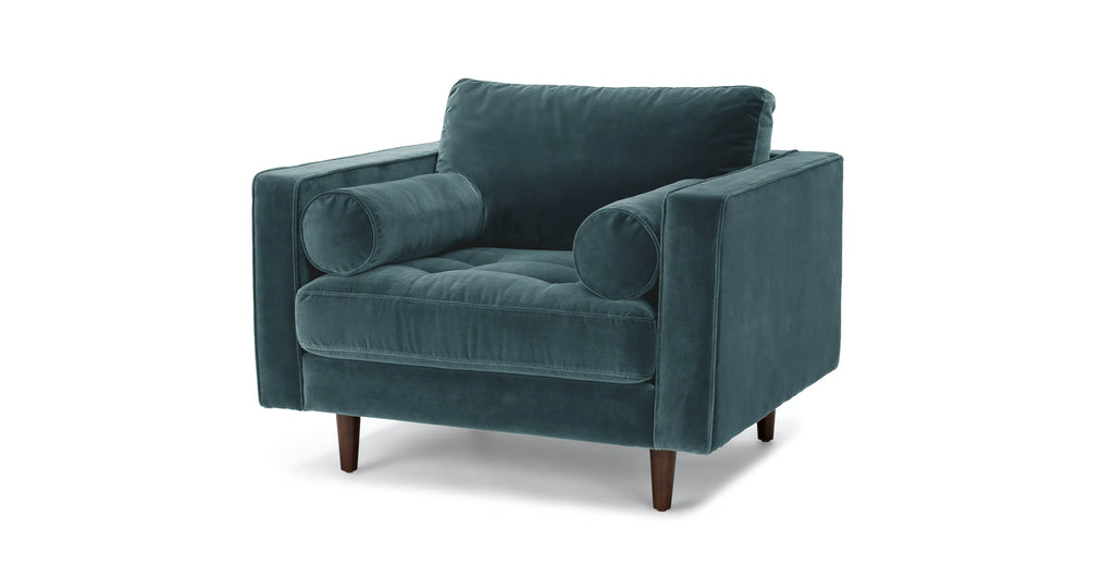 Sven denim accent deals chair