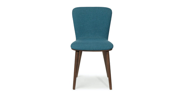 Sede Peacock Blue Walnut Dining Chair (Set of 2)