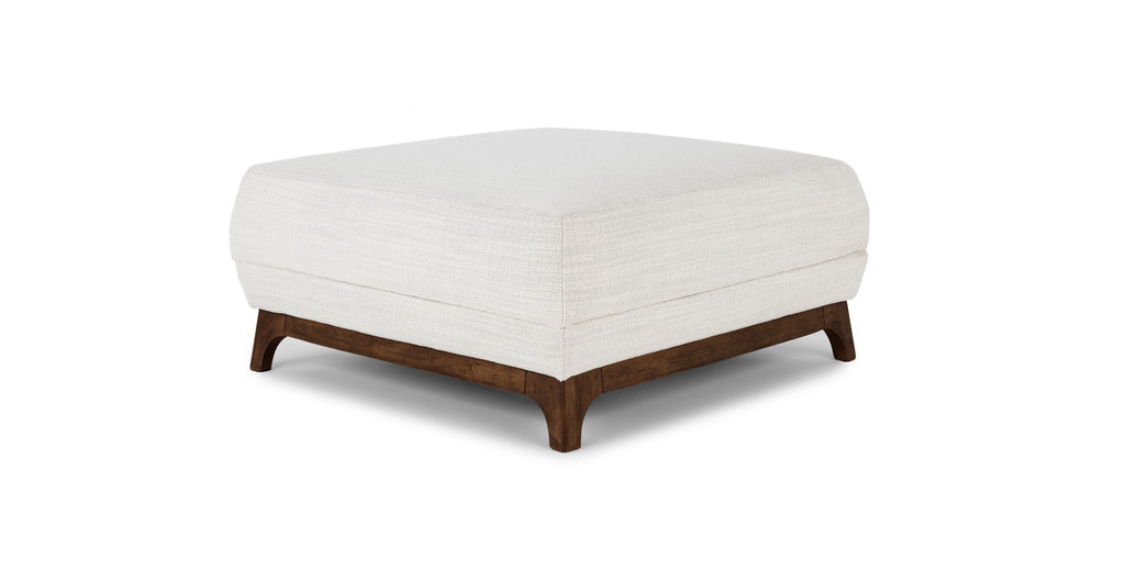 Ceni Fresh White Ottoman