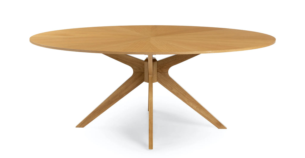 Corbin 75" Oval Dining Table - Oak