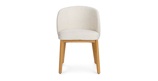 Ivory & Oak Dining Curved Armchair (Set of 2)