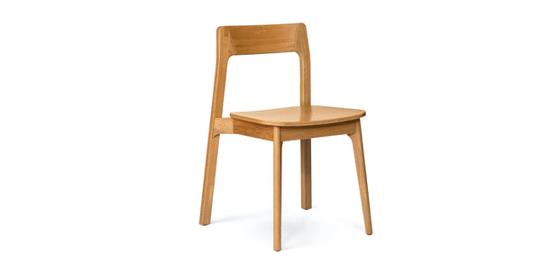 Oak Stackable Dining Chair (Set of 2)