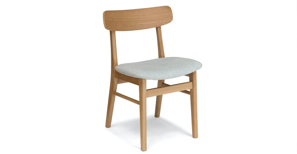 Ecole Mist Gray Oak (Set of 2) Dining Chair
