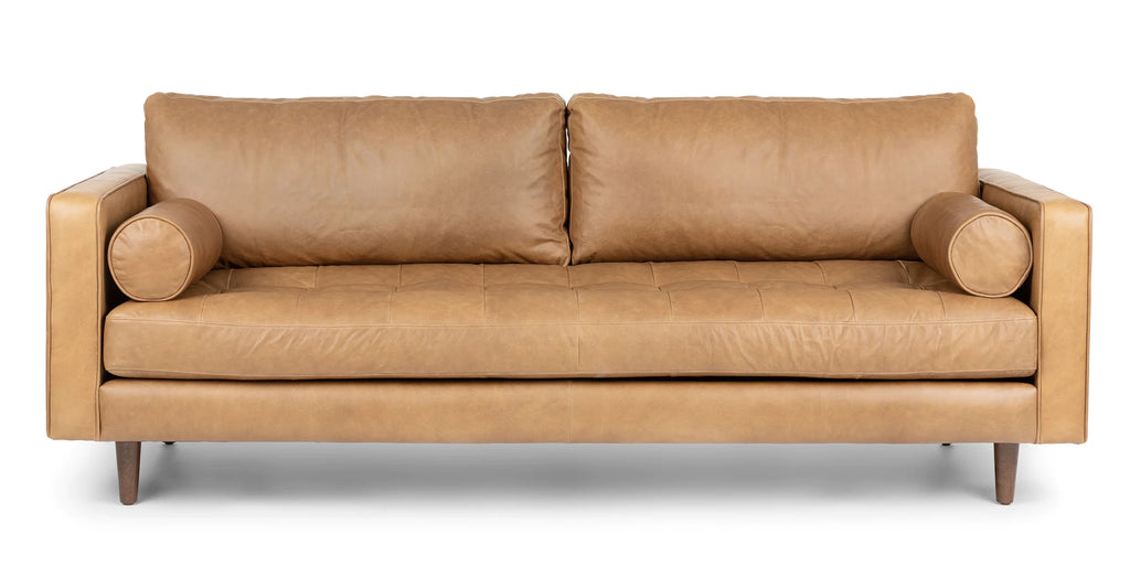 Sven Charme Tan Leather Sofa