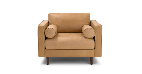 Charme Tan Leather Chair