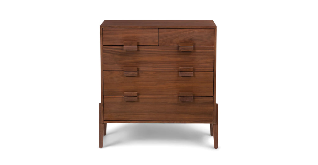 Avero 5-Drawer Dresser – Walnut