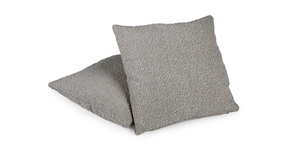 Gabriola Dover Gray Bouclé Pillow Set