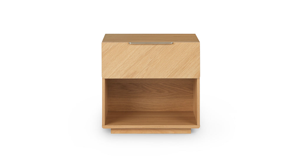 Oak 1-Drawer Nightstand (Minor Damage)
