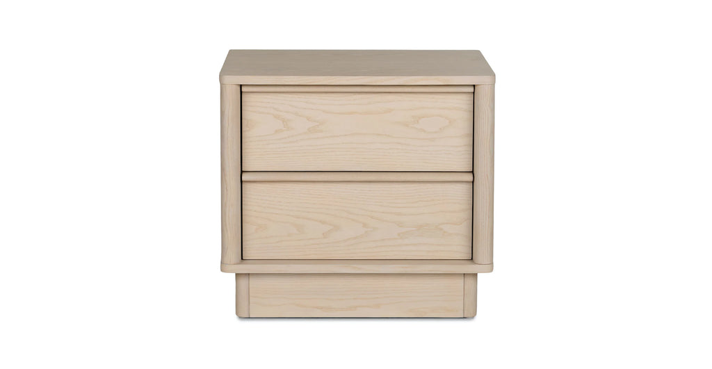 Aster Natural Ash 2-Drawer Nightstand