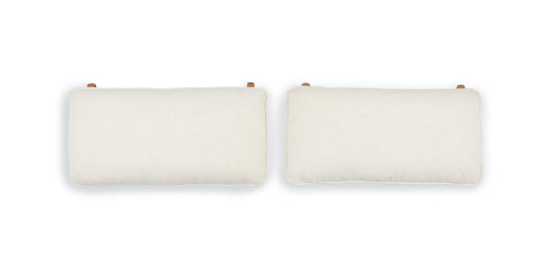Oleander White Headboard Cushion Set