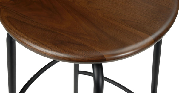 Malvern Walnut Counter Stool